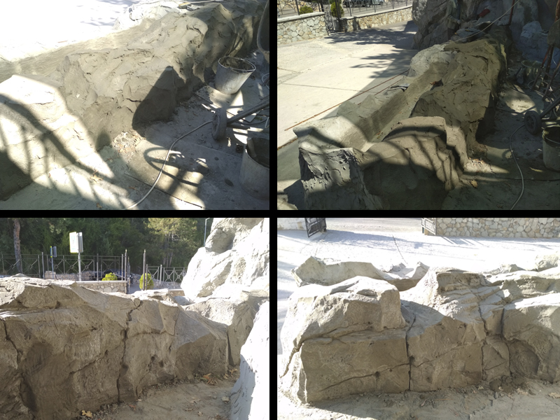 The waterfall in the сhurch of the Archangel Michael 02